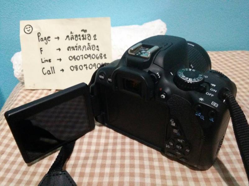 ขาย canon 650D พร้อมเลน์ กล้องดี สภาพสวย ใช้งานได้ 100% มีของแถมให้